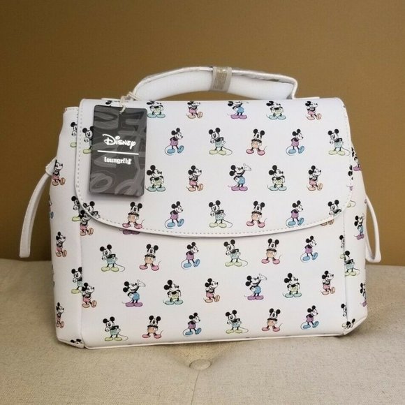 Disney Handbags - Disney Rainbow Mickey Mouse Pastel Handbag…